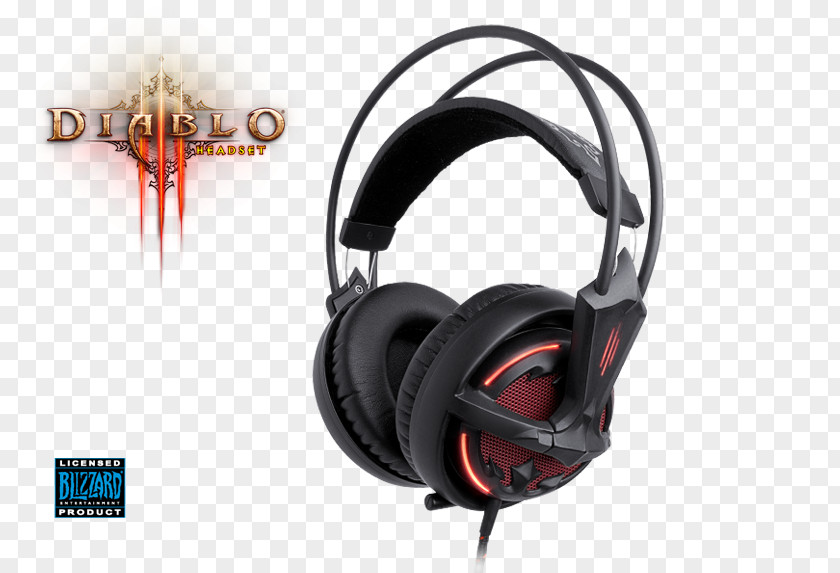 Headset Diablo III: Reaper Of Souls Headphones SteelSeries Video Game PNG