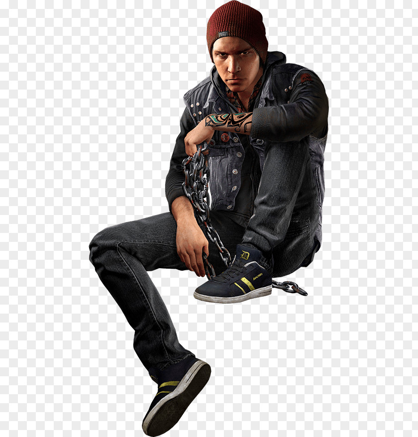 Infamous Second Son Video Game Delsin Rowe Character PNG