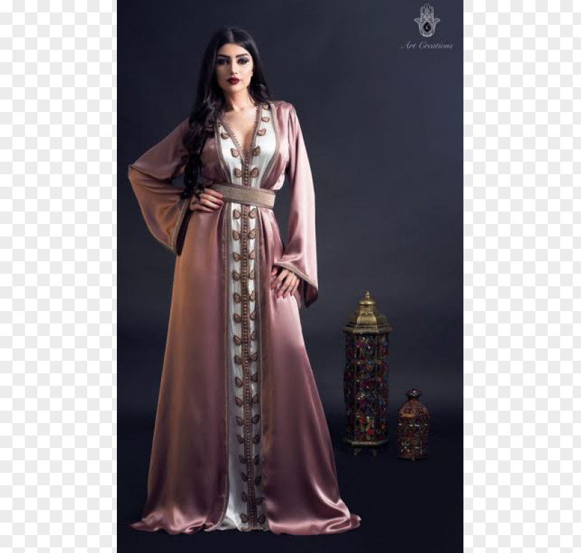 Satin Morocco Kaftan Fashion Clothing PNG