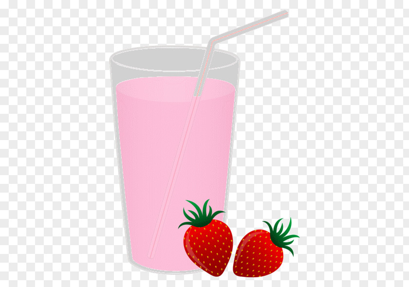 Strawberry Juice Smoothie Milkshake Non-alcoholic Drink PNG