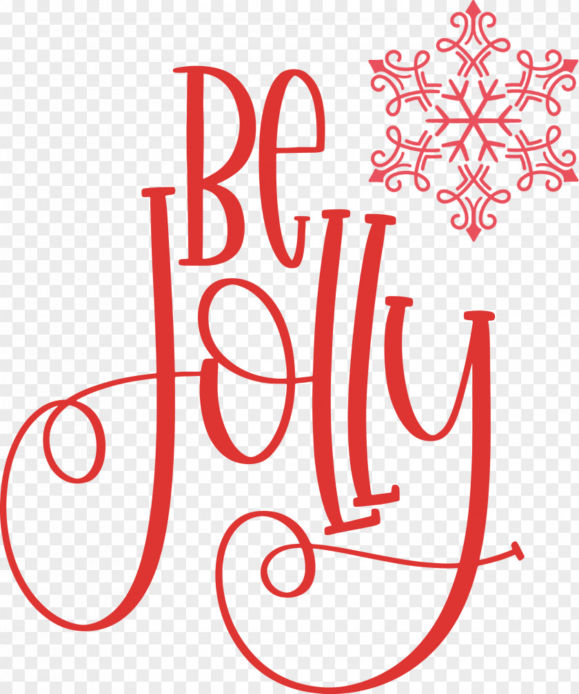 Be Jolly Christmas New Year PNG
