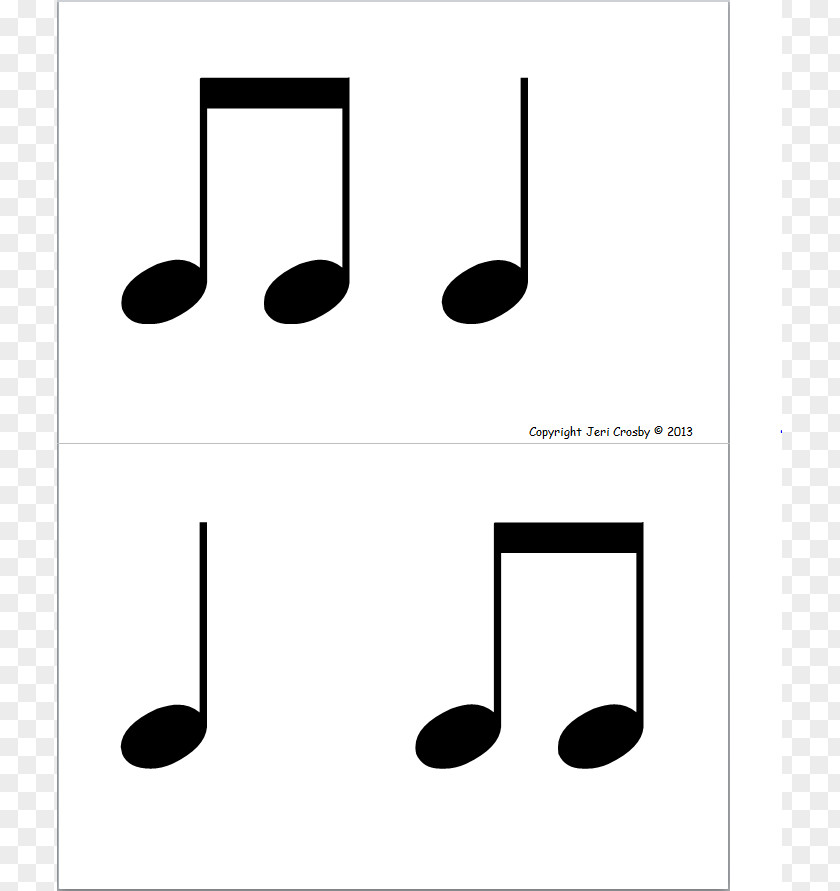 Eighth Note Outline Quarter Musical Dotted Clip Art PNG