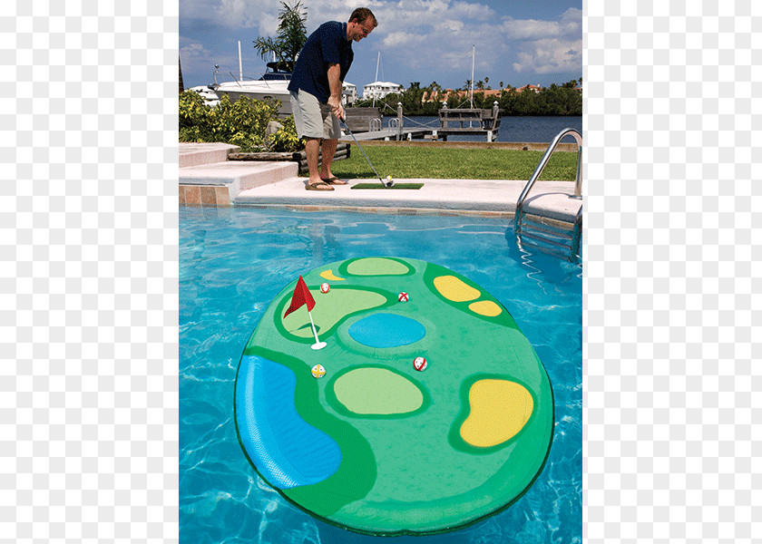 Floating Island Golf Course Balls Sport Professional Golfer PNG