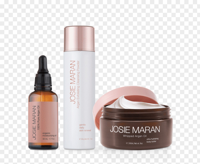 Lotion Josie Maran Whipped Argan Oil Body Butter Cream 100% Pure PNG Oil, a set of skin care clipart PNG