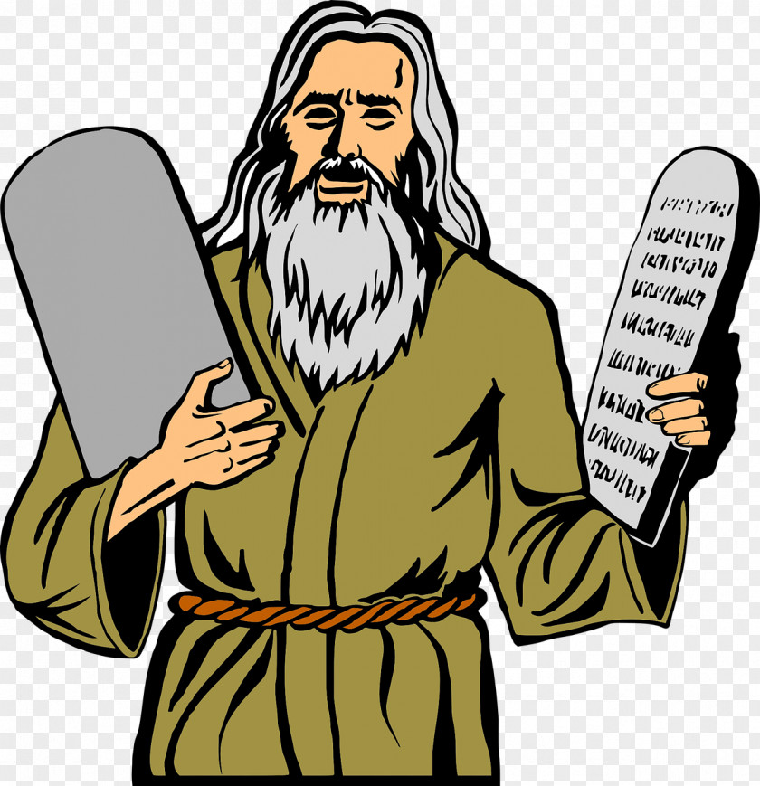 Moses Ten Commandments Clip Art PNG
