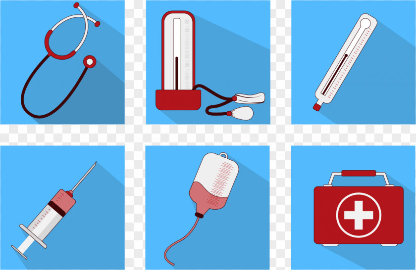 Vector Thermometer Emergency Medical Kits Icon PNG