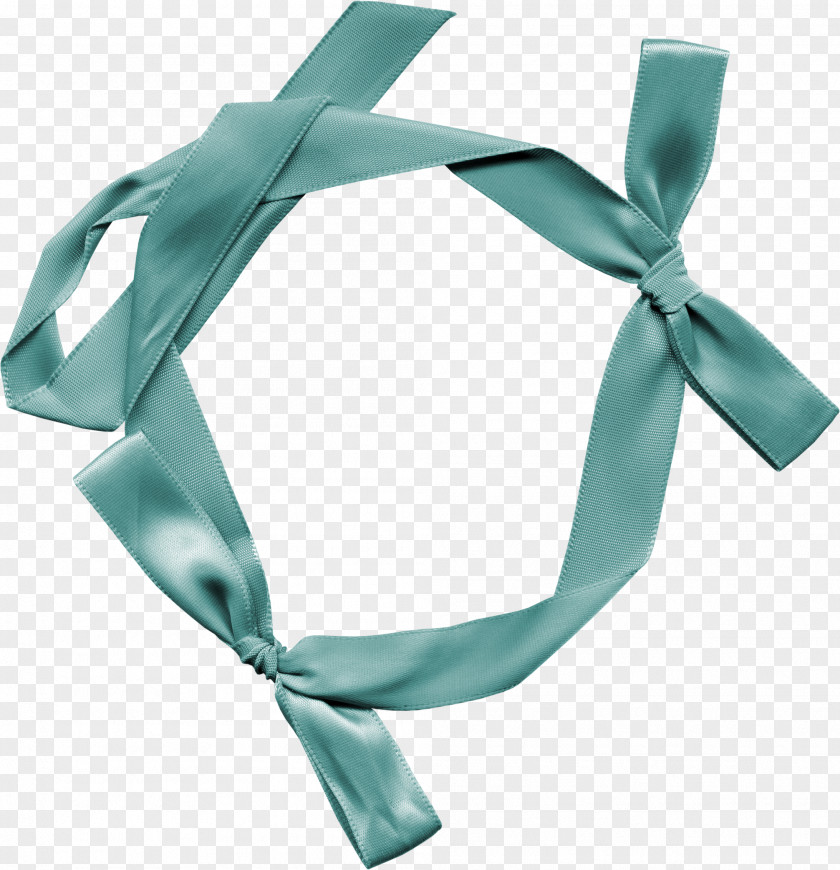 Blue Ribbon Bow Picture Frame Photography PNG