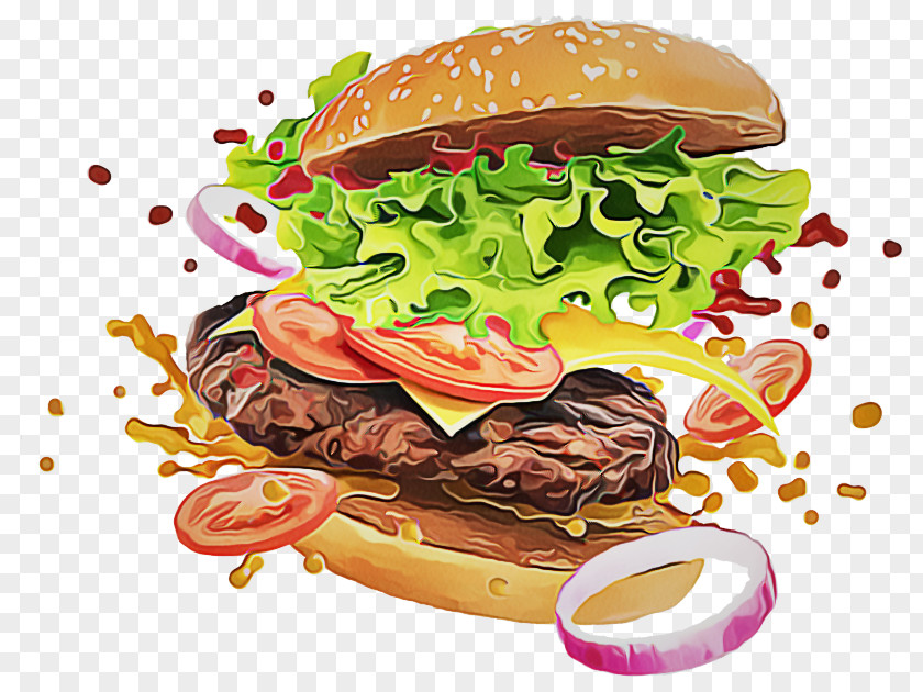 Veggie Burger Cuisine Hamburger PNG