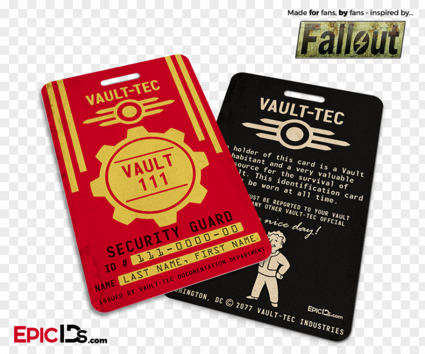 Badge Mockup Fallout Name Tag Vault Dweller Wasteland PNG