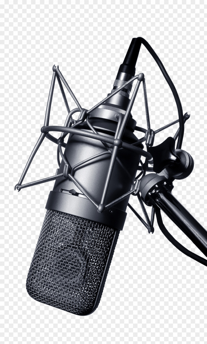 Microphone Voice-over Human Voice Singing Recording Studio PNG