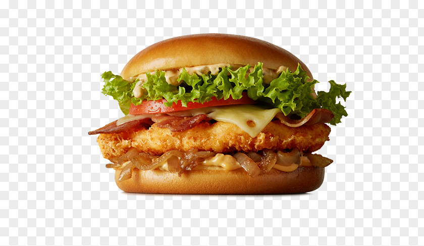 Crispy Chicken Cheeseburger Whopper Hamburger Club Sandwich Fast Food PNG