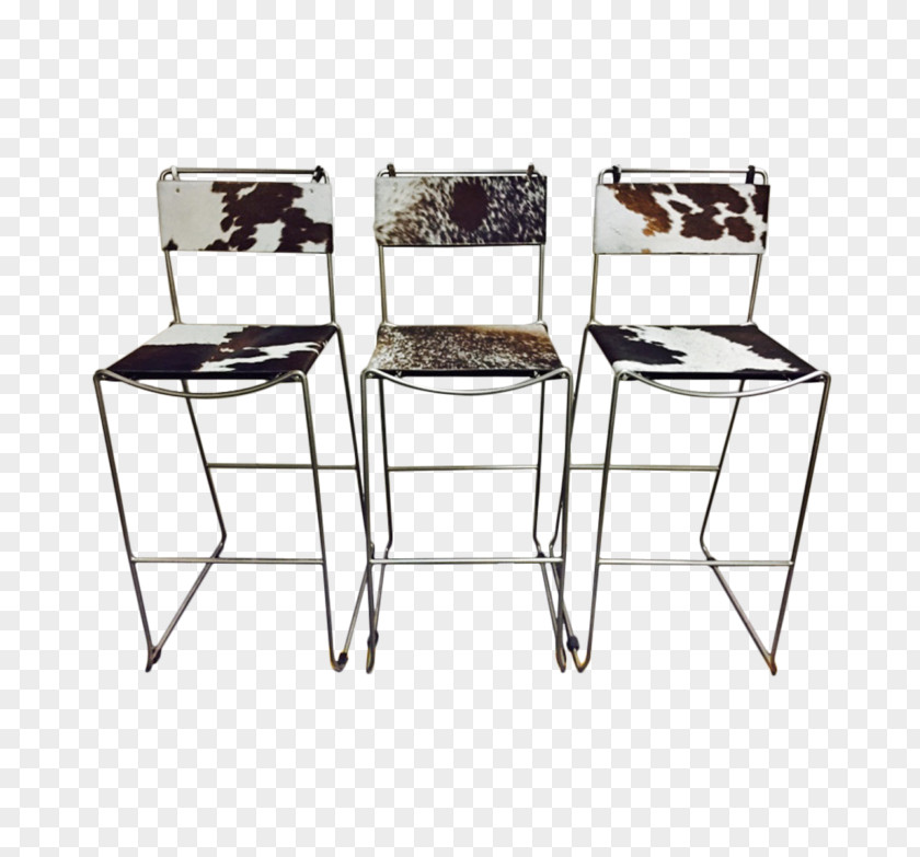 Table Bar Stool Chair Cowhide PNG