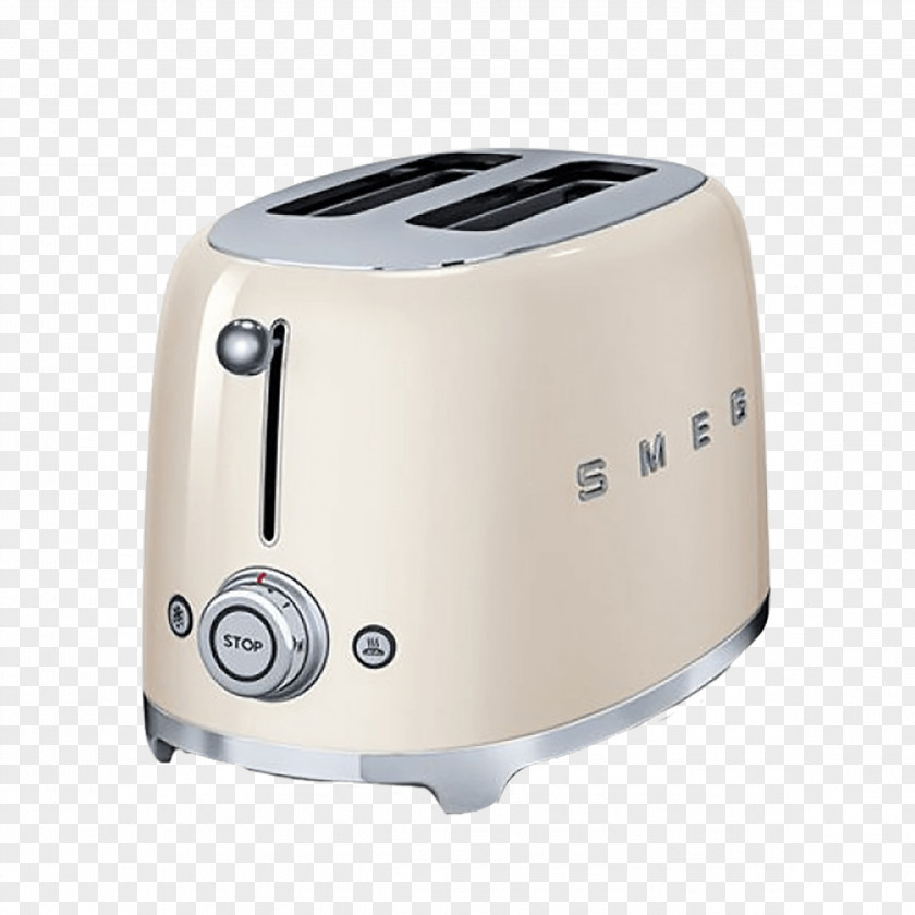 Breakfast Smeg Toaster 2 Slices TSF01 Refrigerator PNG