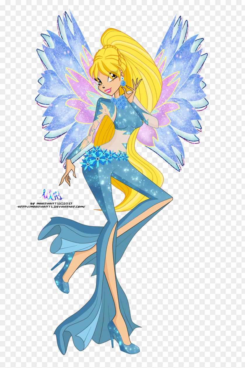 Fairy Stella Bloom Drawing PNG