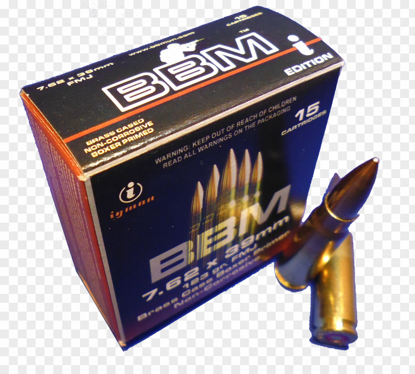 Full Metal Jacket Ammunition 7.62×39mm Bullet Soft-point 7.62 Mm Caliber PNG