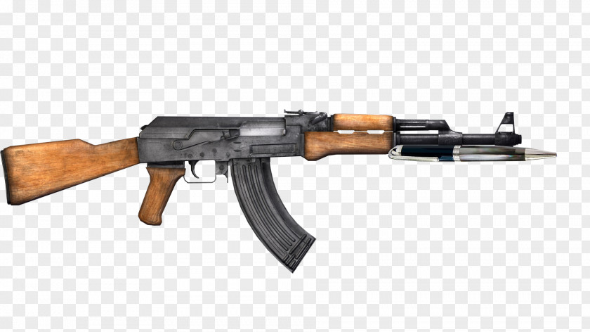 Machine Gun AK-47 Firearm Weapon Handgun PNG