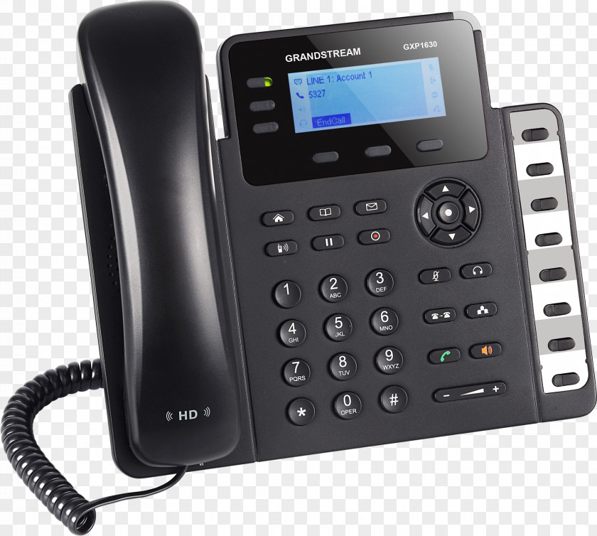 Old Phone Grandstream Networks VoIP GXP1625 Telephone GXP1628 Small Business Hd Ip PNG