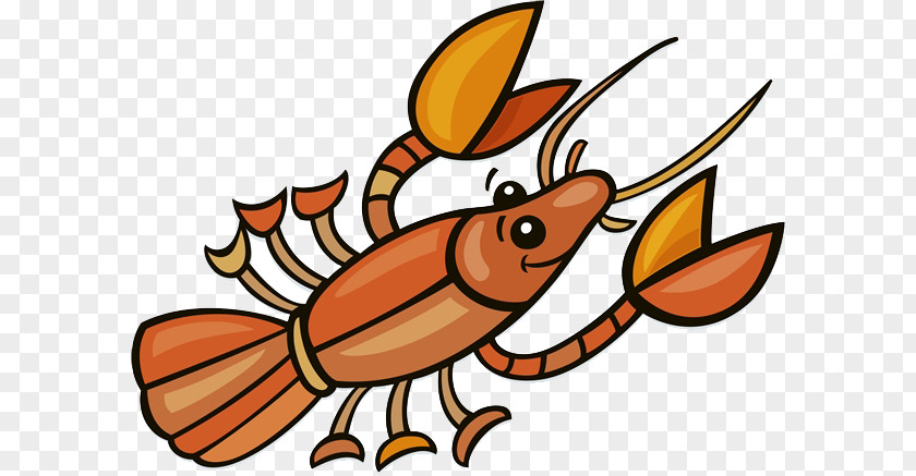 Orange Lobster Tail Stock Illustration Royalty-free PNG