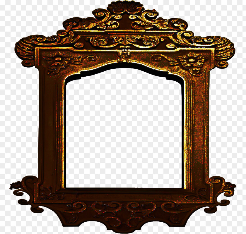 Wood Rectangle Frame PNG