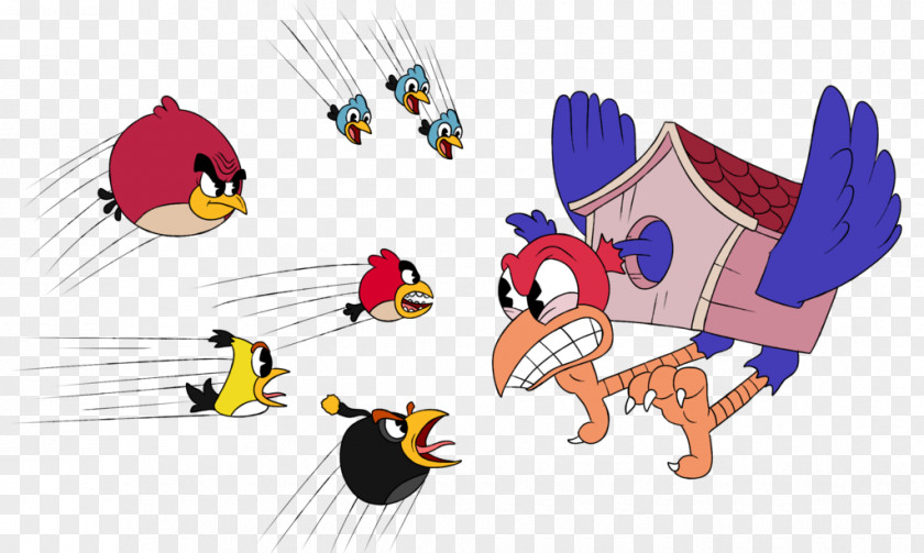 Angry Birds Cuphead Go! 2 PNG