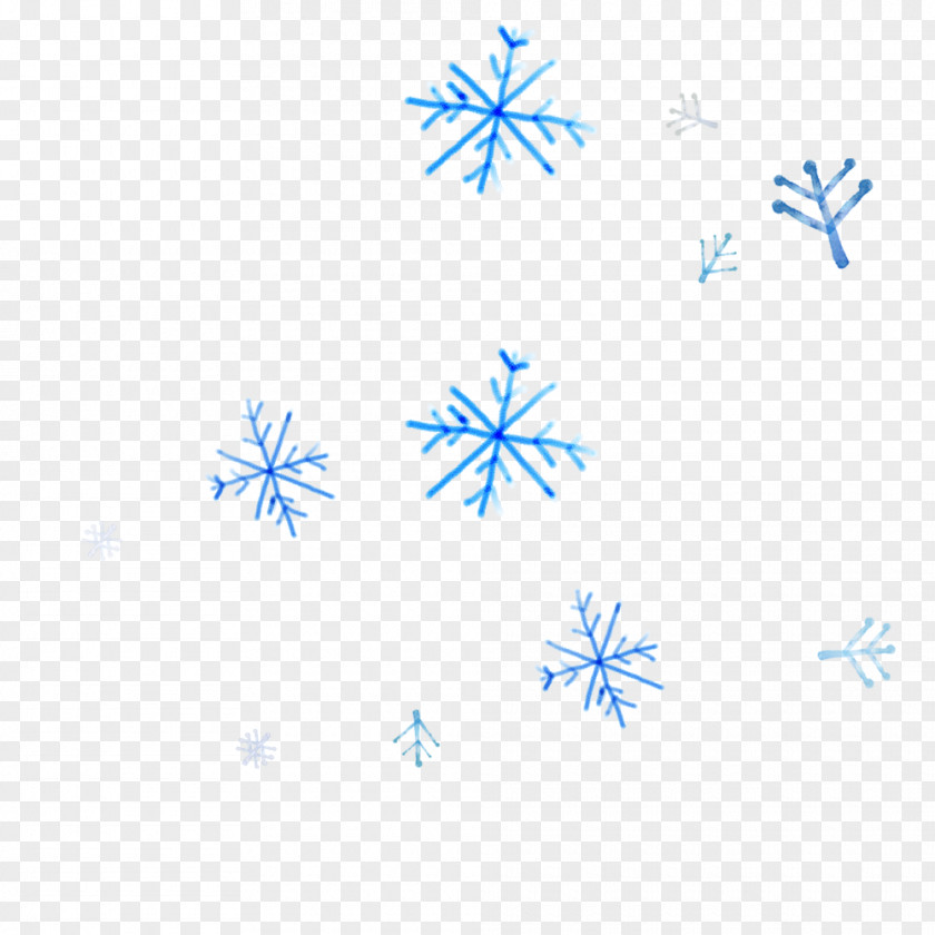 Blue Snow Falling Material Area Pattern PNG