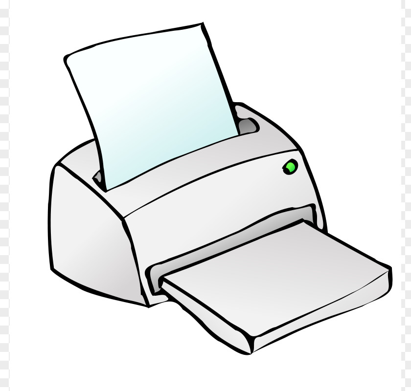 Free Microsoft Office Clipart Printer Content Printing Clip Art PNG