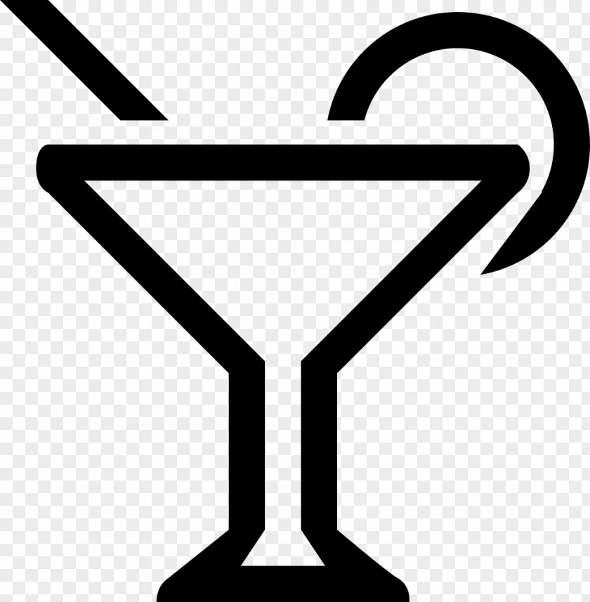 Glass Martini Cocktail Line Clip Art PNG