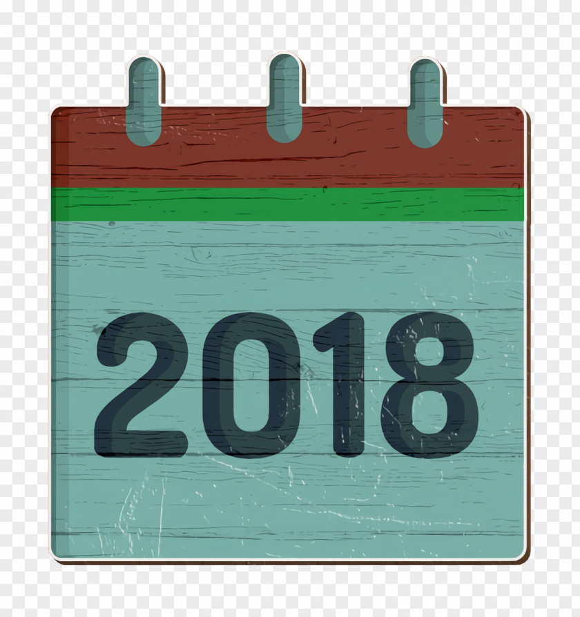 New Year Icon Calendar 2018 PNG