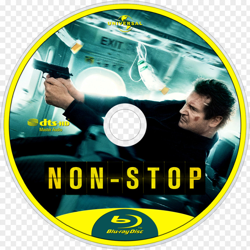 Non-stop Blu-ray Disc DVD Action Film Hollywood PNG