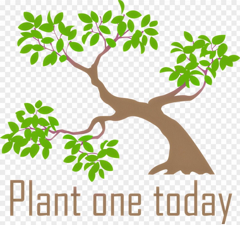 Plant One Today Arbor Day PNG