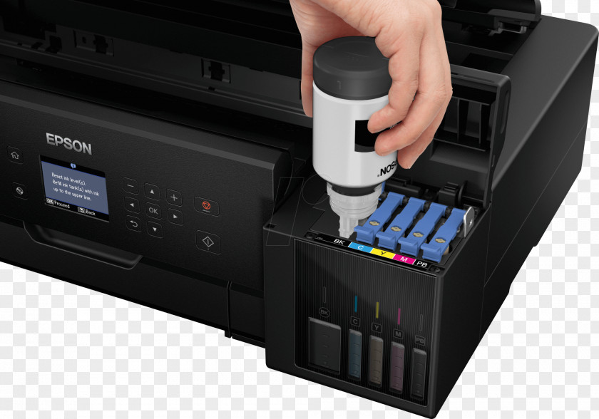 Printer Inkjet Printing ET-7750Epson Expression Premium ET-7750 EcoTank Wide-format All-in-One Supertank C11CG16201 Epson ET-7700 Wireless Multi-function PNG