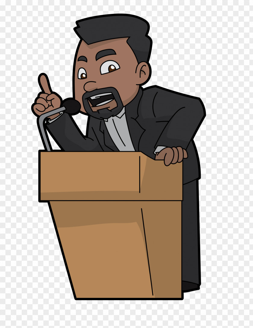 Public Speaking Human Behavior Cartoon Facial Hair Thumb PNG