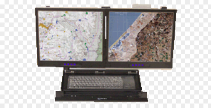 Rugged Computer KVM Switches Monitors Laptop 19-inch Rack Display Device PNG