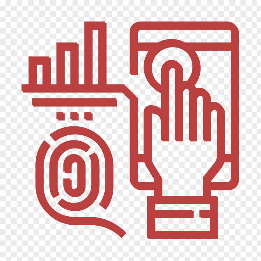 Biometric Icon Cyber Robbery Fingerprint PNG