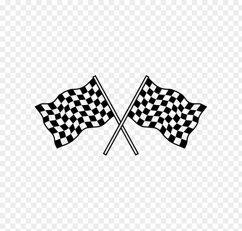 Car Racing Flags Auto Race Track PNG