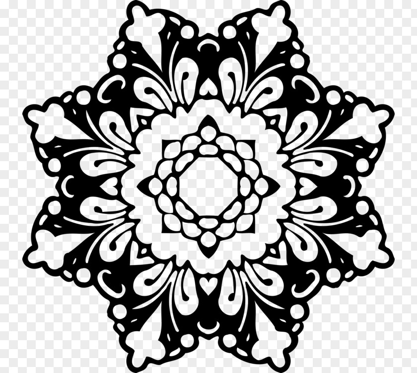 Flower Drawing Symmetry Monochrome Clip Art Photography Photographic Film PNG