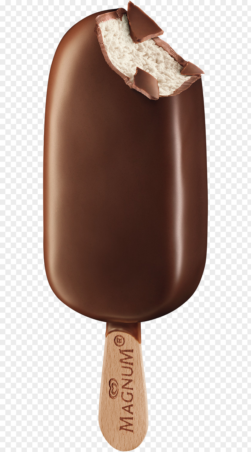 Ice Cream Chocolate Truffle White Magnum PNG