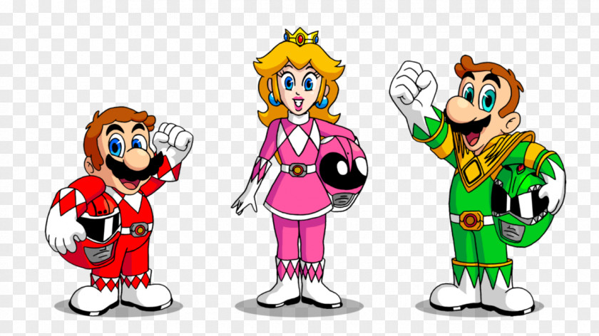 Mario Bros Bros. Luigi Princess Peach Red Ranger Clip Art PNG