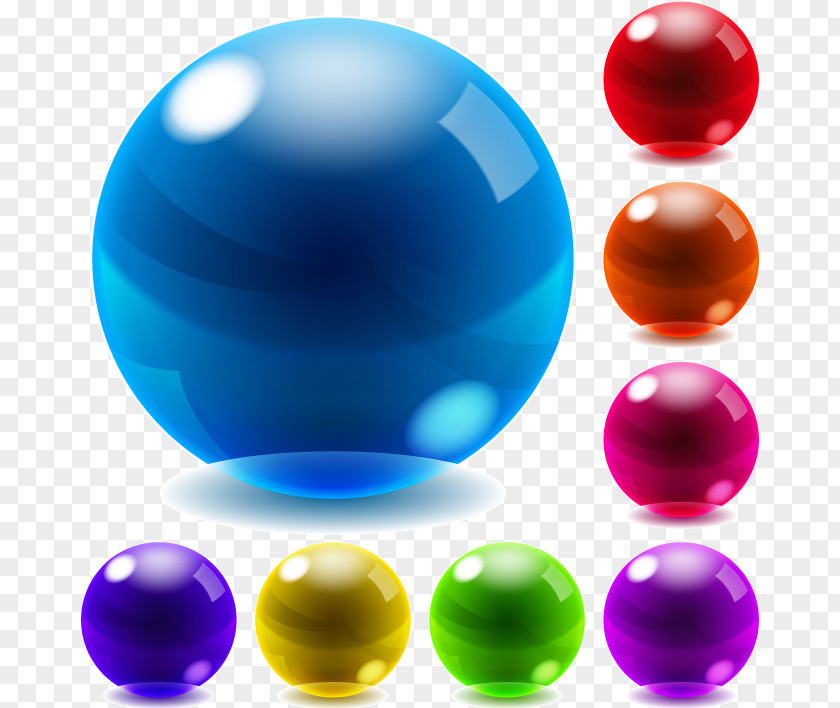 Vector Colored Balls Sphere Euclidean PNG