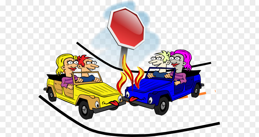 Accident Cliparts Traffic Collision Cartoon Clip Art PNG