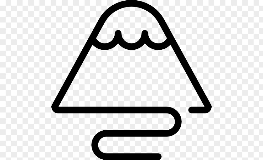 Black And White Area Triangle PNG