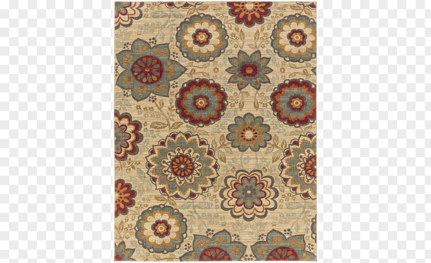 Carpet Arabesque Brown Polypropylene Pattern PNG