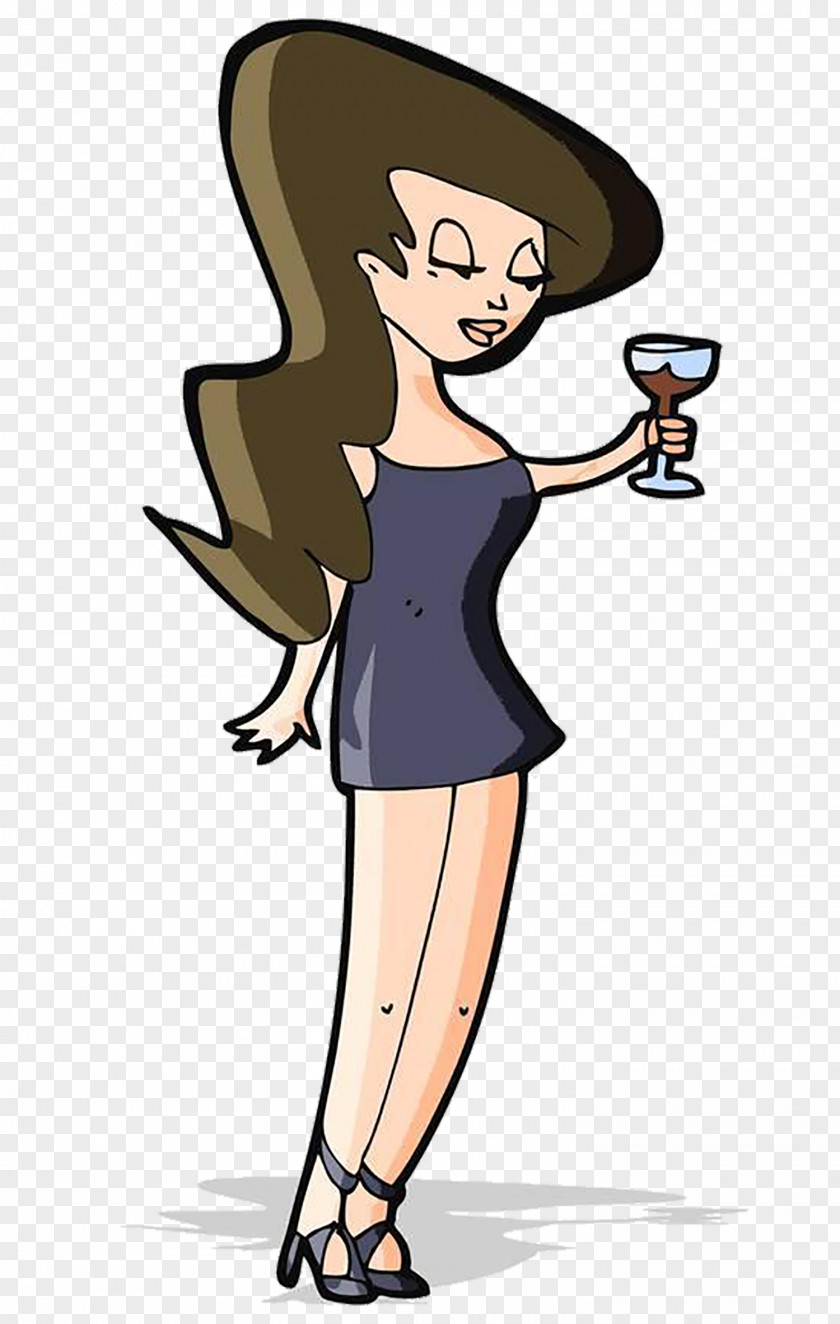 Cartoon Farewell Party Photography Caricature Woman PNG