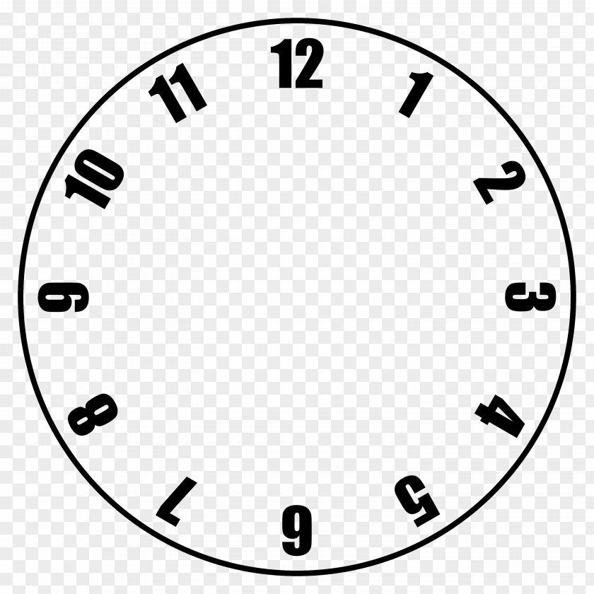 Clock Templates Face Template Clip Art PNG