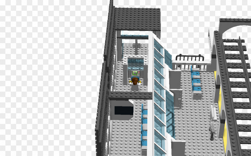 Lego Train Station Window Building Idea PNG