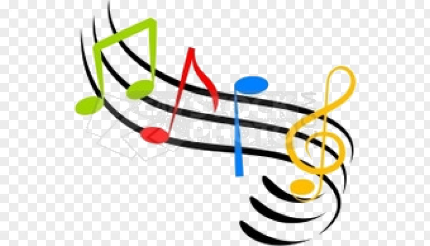 Musical Note Line Art Clip PNG