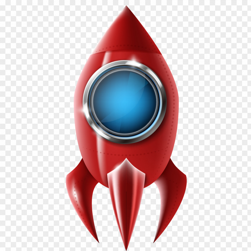 Red Rocket Launch PNG