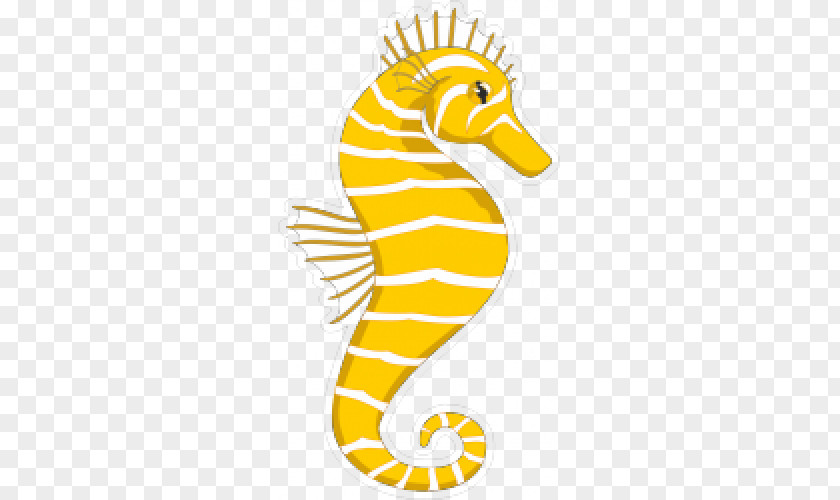 Seahorse Clip Art Yellow Short-snouted Vertebrate PNG