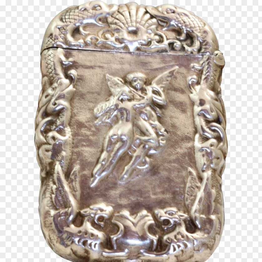 Silver Stone Carving 01504 Brass PNG