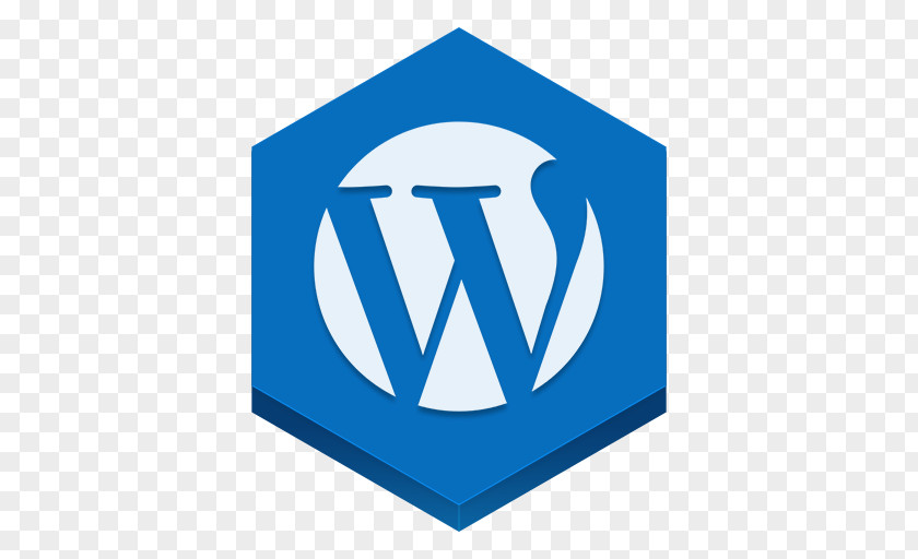 Wordpress Blue Angle Area Brand PNG